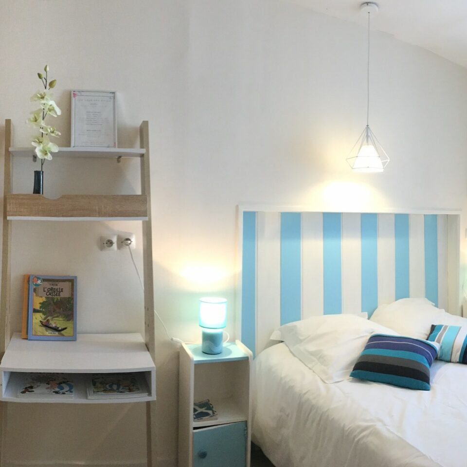 chambre fraîche au rez de chaussée - Bateau aux Lauriers Roses