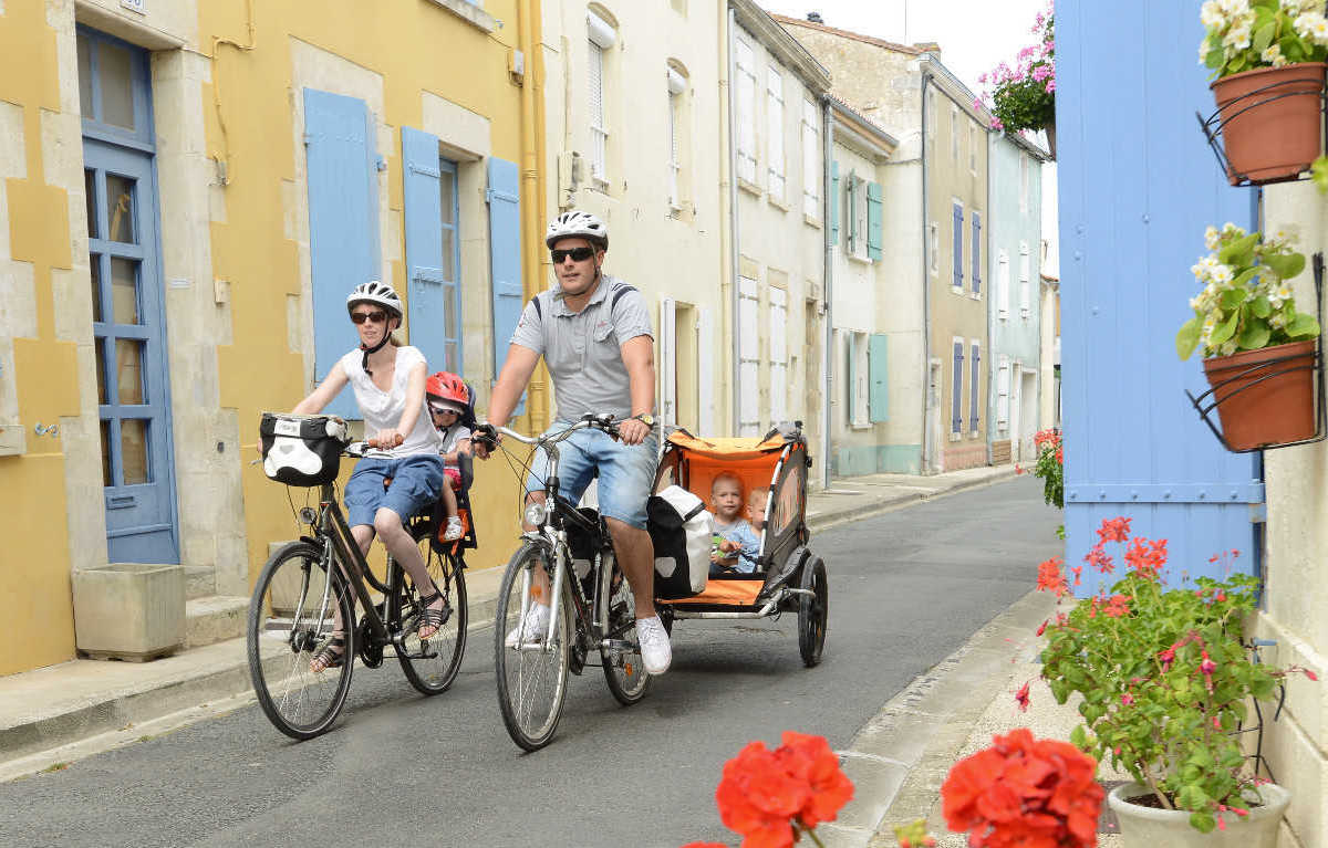 famille cycliste Marennes