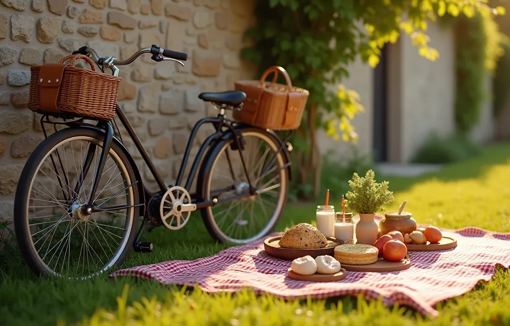 pique-nique-velo-familial panier pique nique famille Marennes